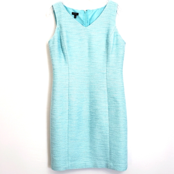 Nwot Talbots Bethany Aqua Oasis Tweed Shea… - Picture 2 of 15